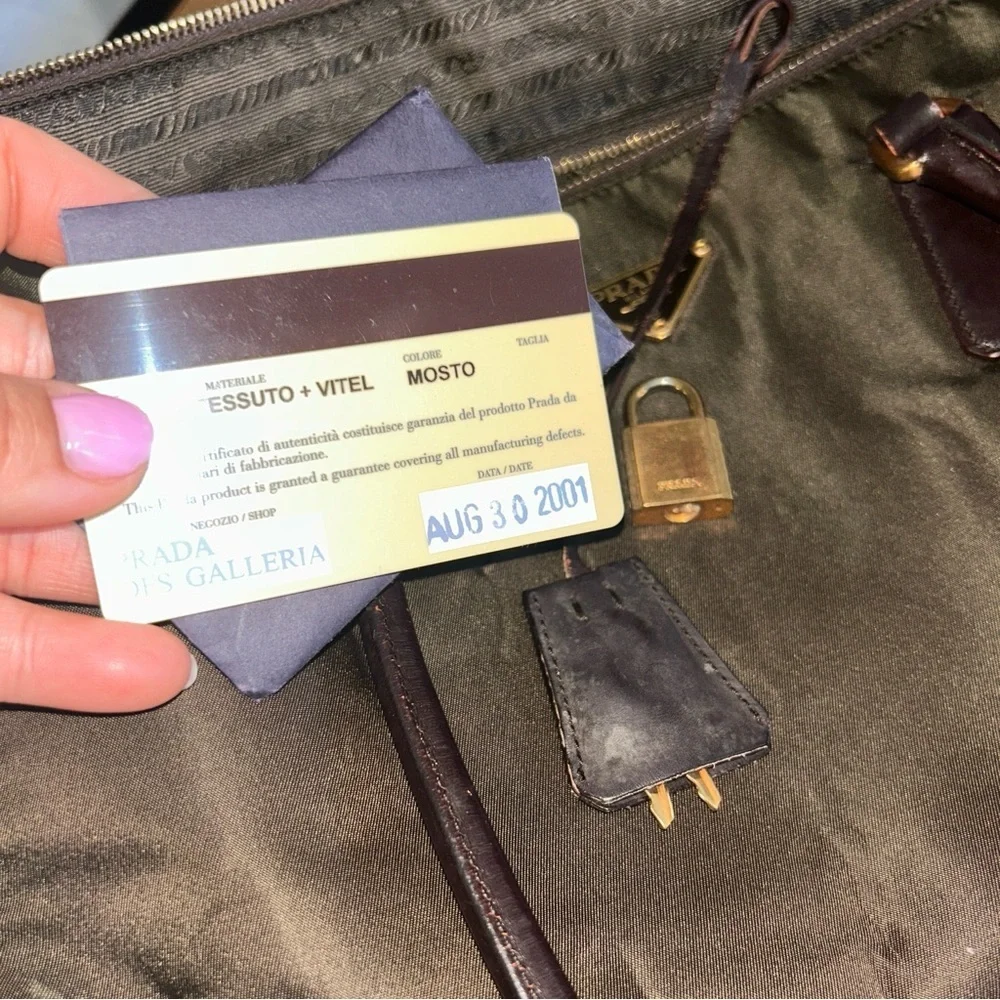 Prada Vintage Brown Women's Shoulder Handbag - Picture 3 of 16